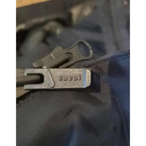 $500 NIKE NikeLab X SACAI WOMEN'S DOUBLE-ZIP JACKET CD6297-010 Size Small - Picture 6 of 11